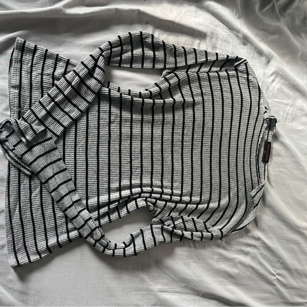 Striped Women's Long Sleeve Top